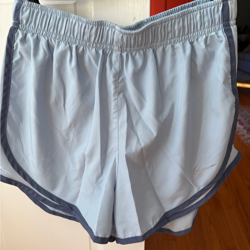 Nike Women's Sky Blue Athletic Shorts